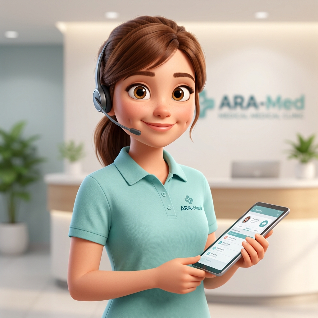 Ara 3D-Maskottchen
